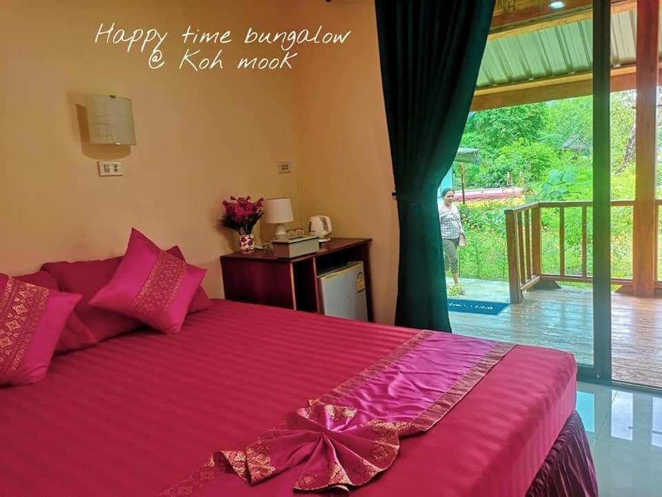 Kohmook Happy Time Bungalow Ко Моок Екстериор снимка